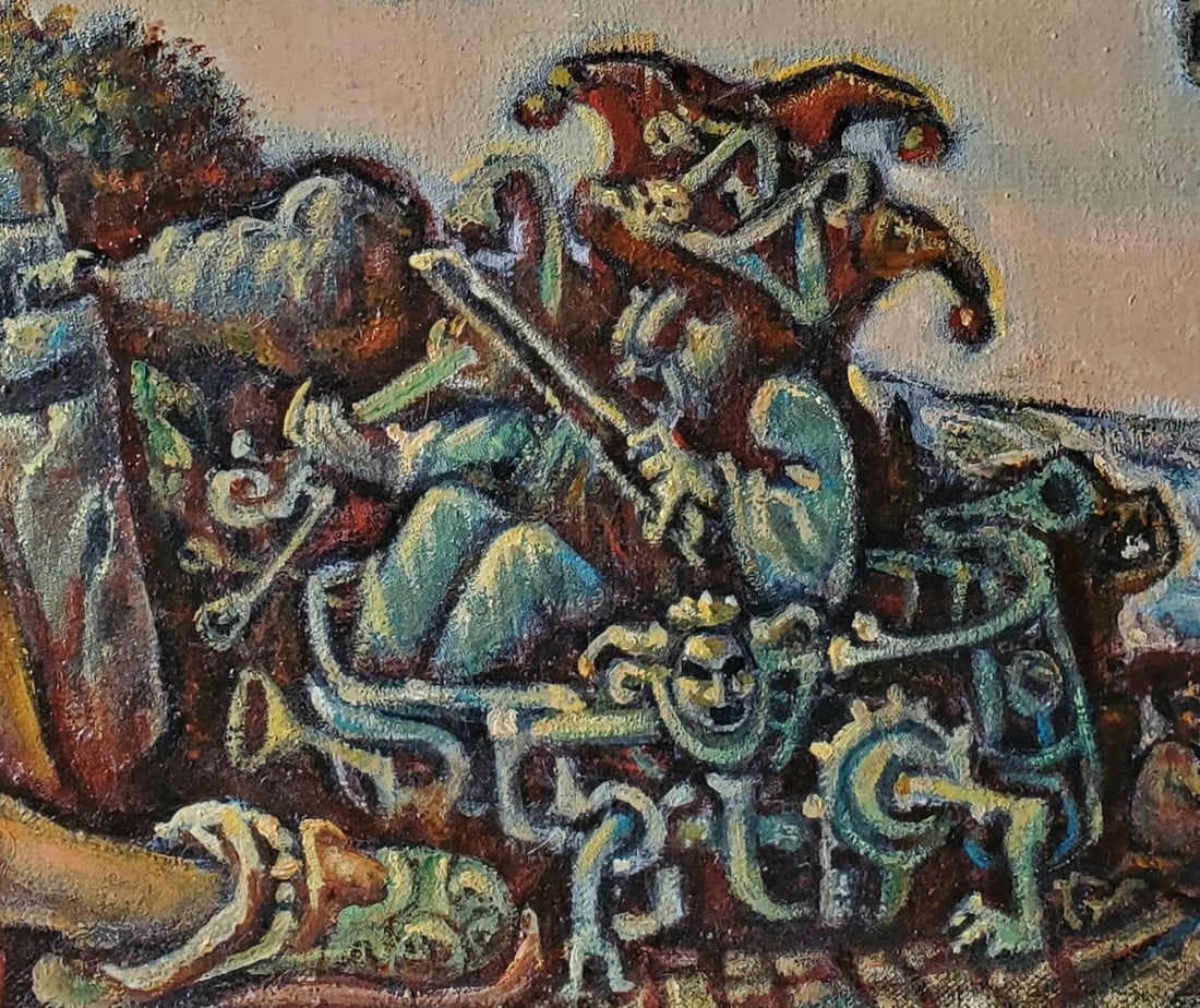 Oil painting Ancient Sea Visions Daniil Litvinov - 6