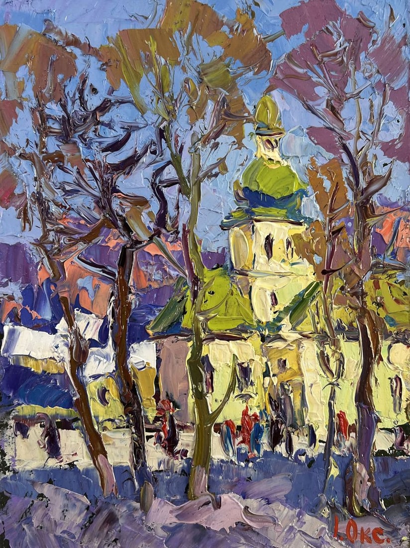 Oil painting Spring in every breath Oksana Kalenyuk - 3