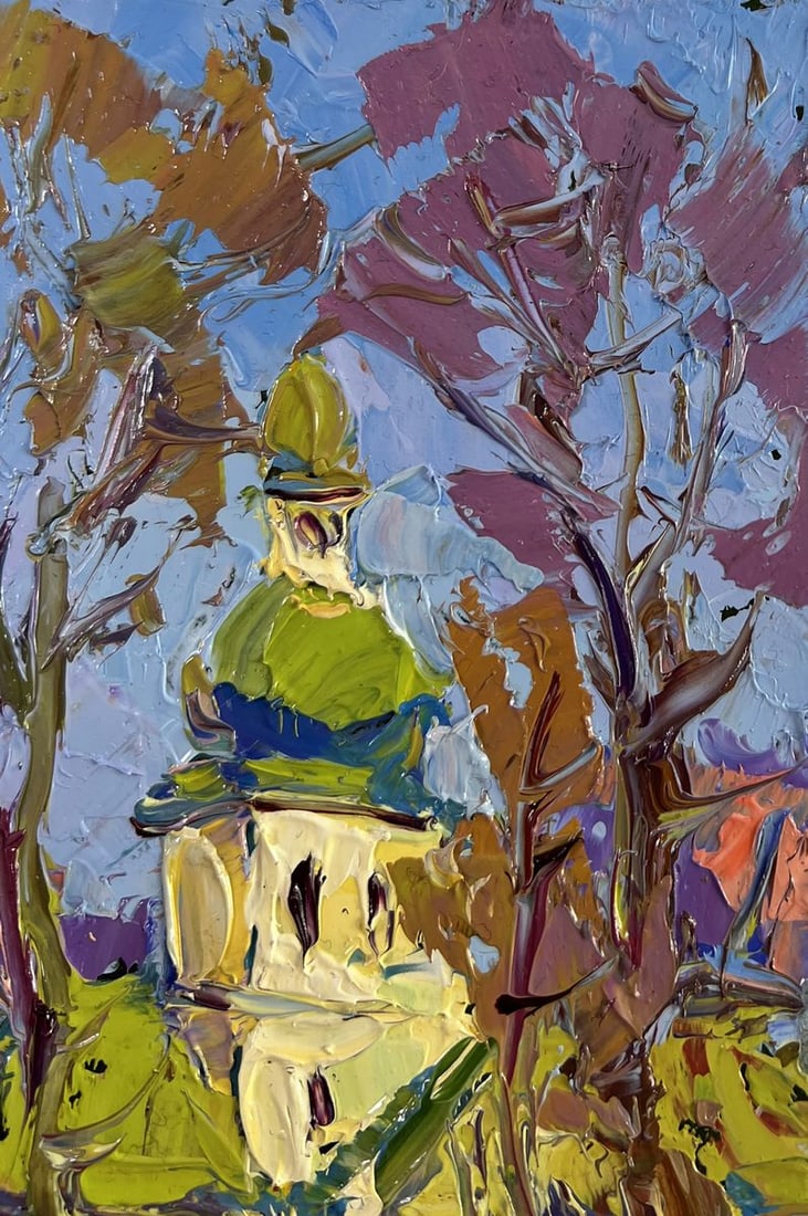 Oil painting Spring in every breath Oksana Kalenyuk - 4