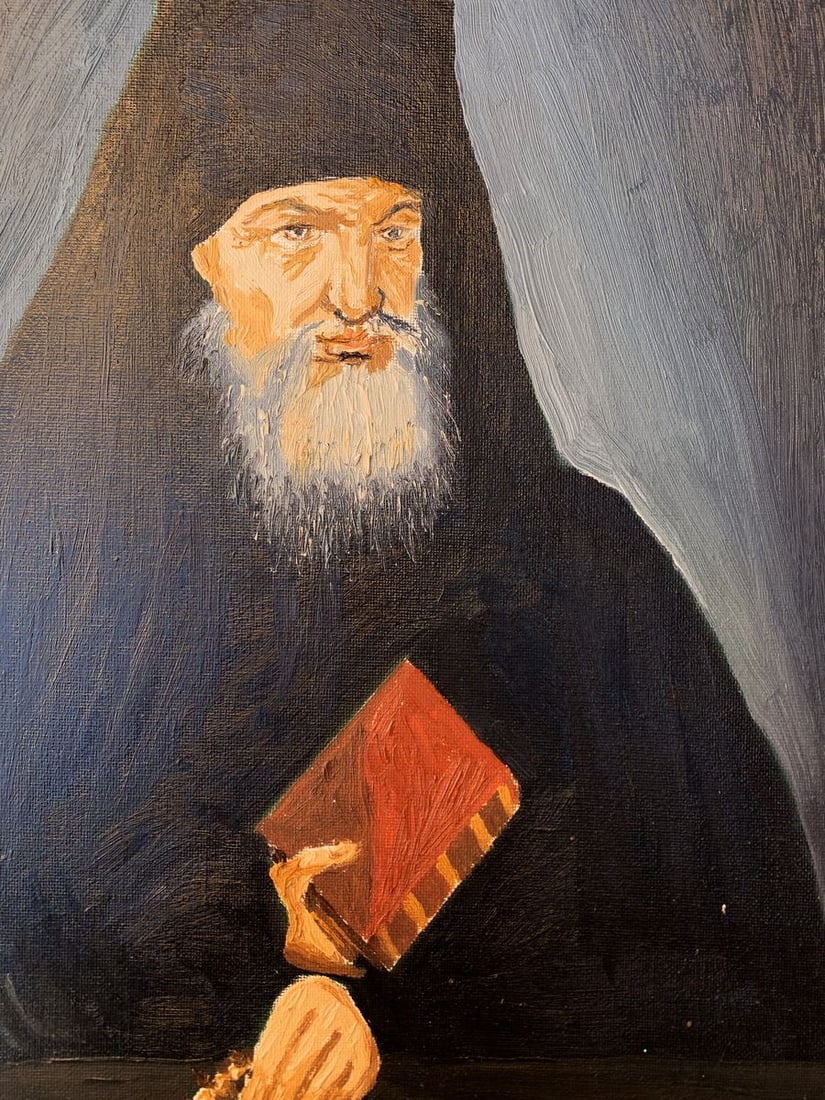 Oil painting Venerable Macarius of Optina Oleksandr Gukalov - 10