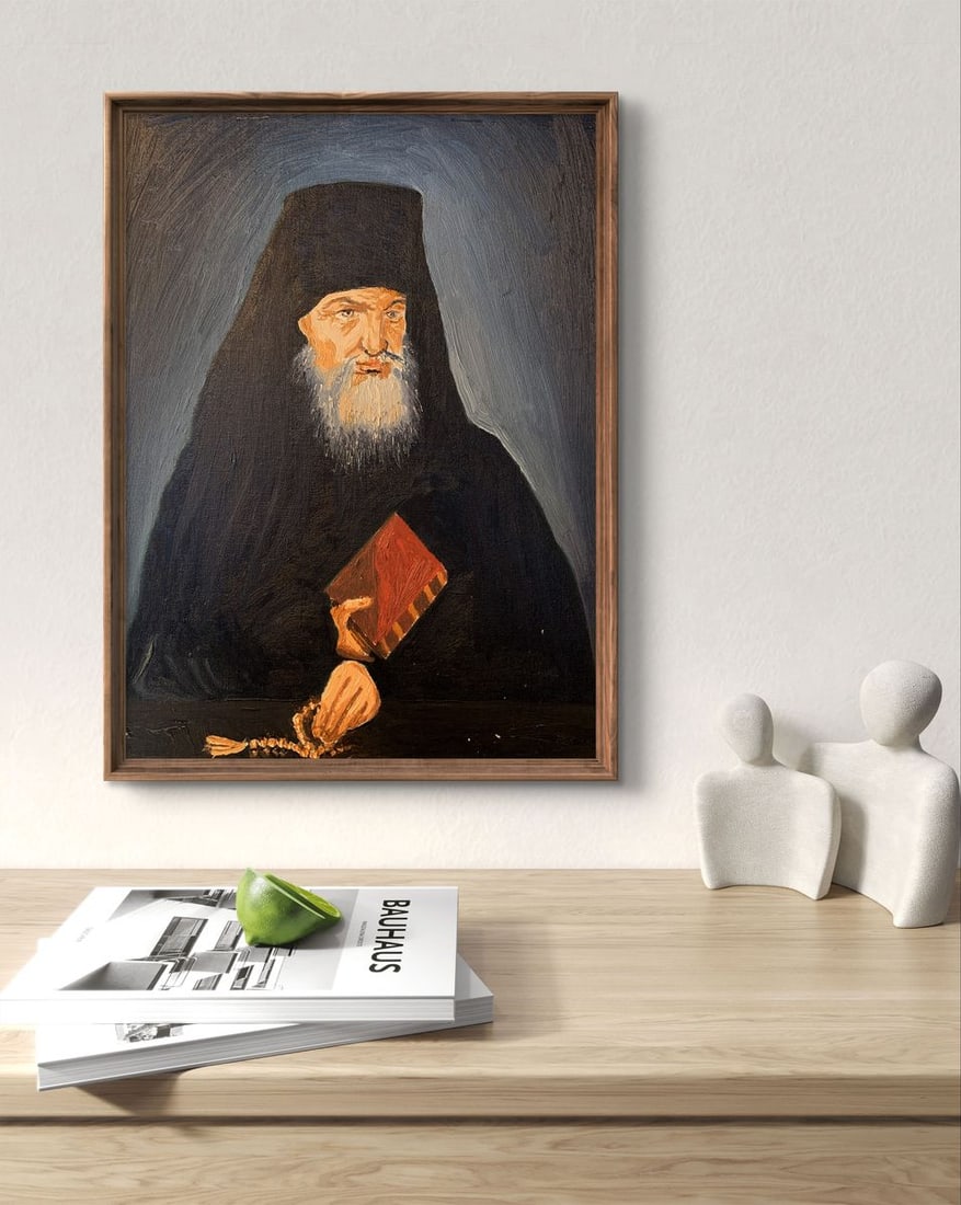 Oil painting Venerable Macarius of Optina Oleksandr Gukalov - 3