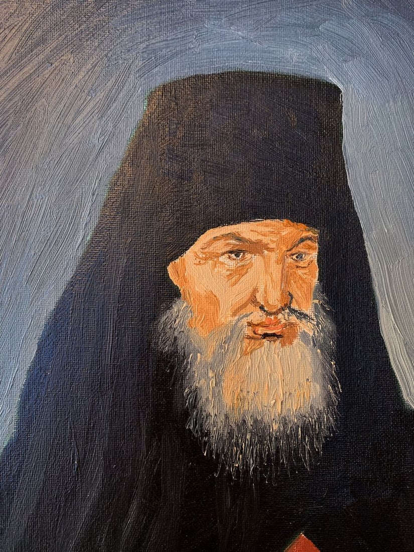 Oil painting Venerable Macarius of Optina Oleksandr Gukalov - 4