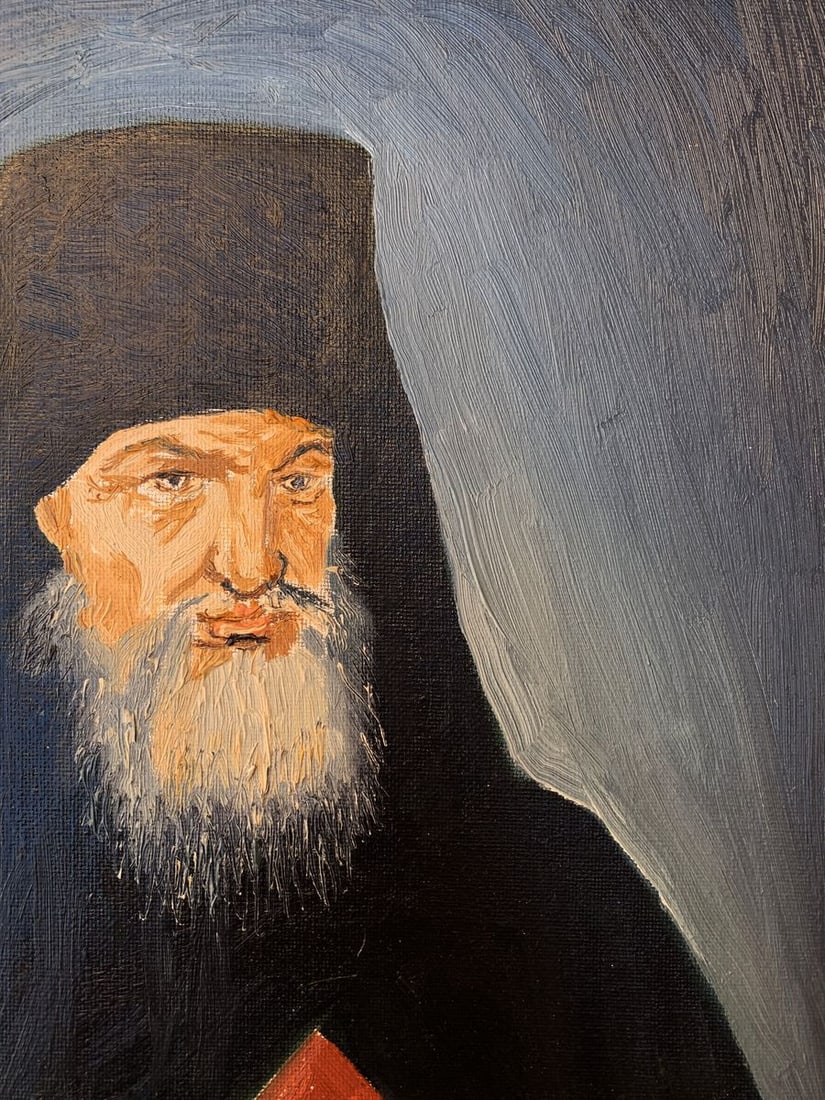 Oil painting Venerable Macarius of Optina Oleksandr Gukalov - 5