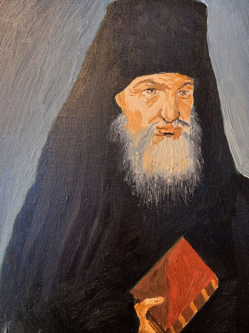 Oil painting Venerable Macarius of Optina Oleksandr Gukalov - 6