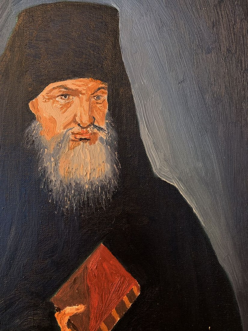 Oil painting Venerable Macarius of Optina Oleksandr Gukalov - 7