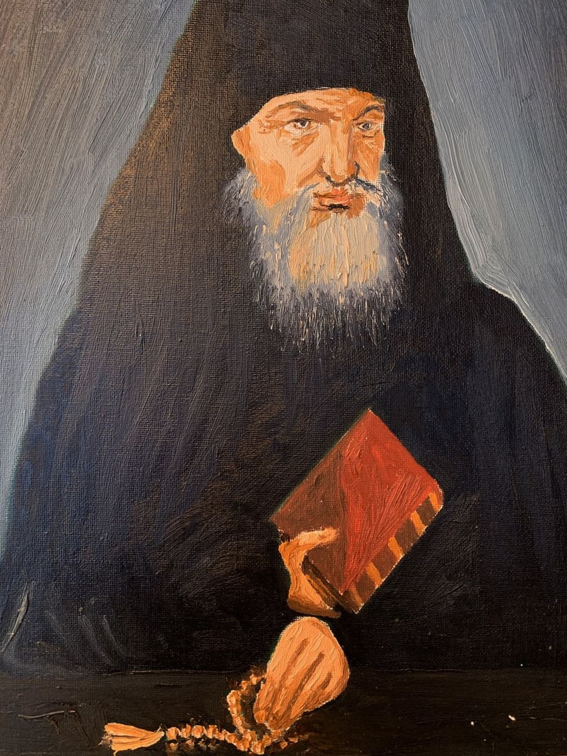 Oil painting Venerable Macarius of Optina Oleksandr Gukalov - 8