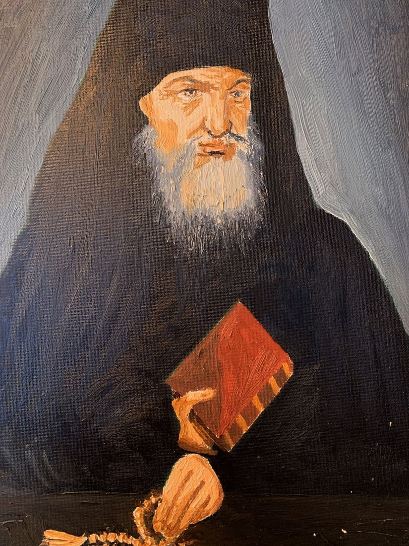 Oil painting Venerable Macarius of Optina Oleksandr Gukalov - 9