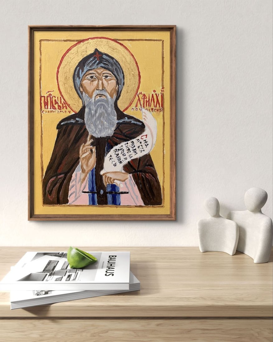 Oil painting Venerable Amphilochius of Pochaev Oleksandr Gukalov - 3