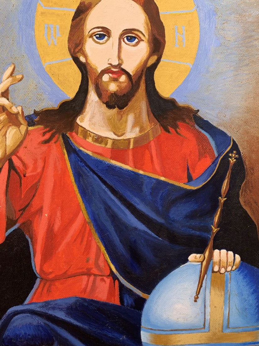 Oil painting Portrait of Jesus Christ Oleksandr Gukalov - 9