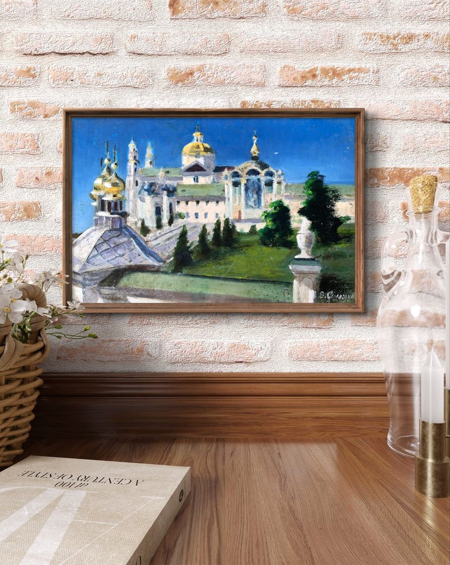 Oil painting The Shining Monastery Valentina Simashchuk - 2