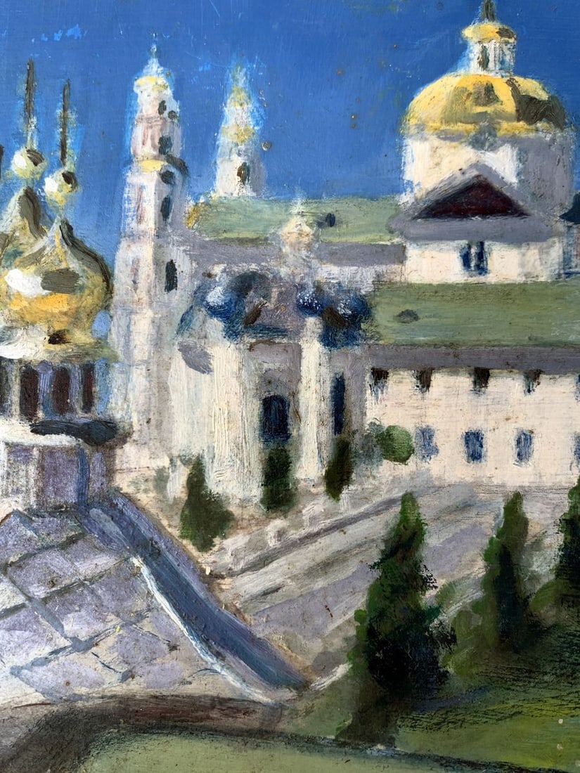 Oil painting The Shining Monastery Valentina Simashchuk - 4