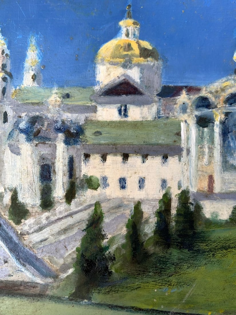 Oil painting The Shining Monastery Valentina Simashchuk - 5