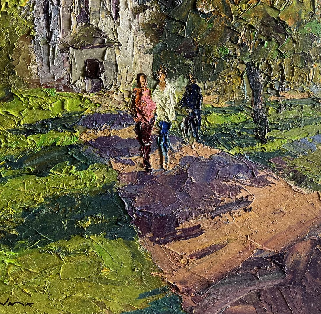 Oil painting Morning near the temple Boris Serdyuk - 6