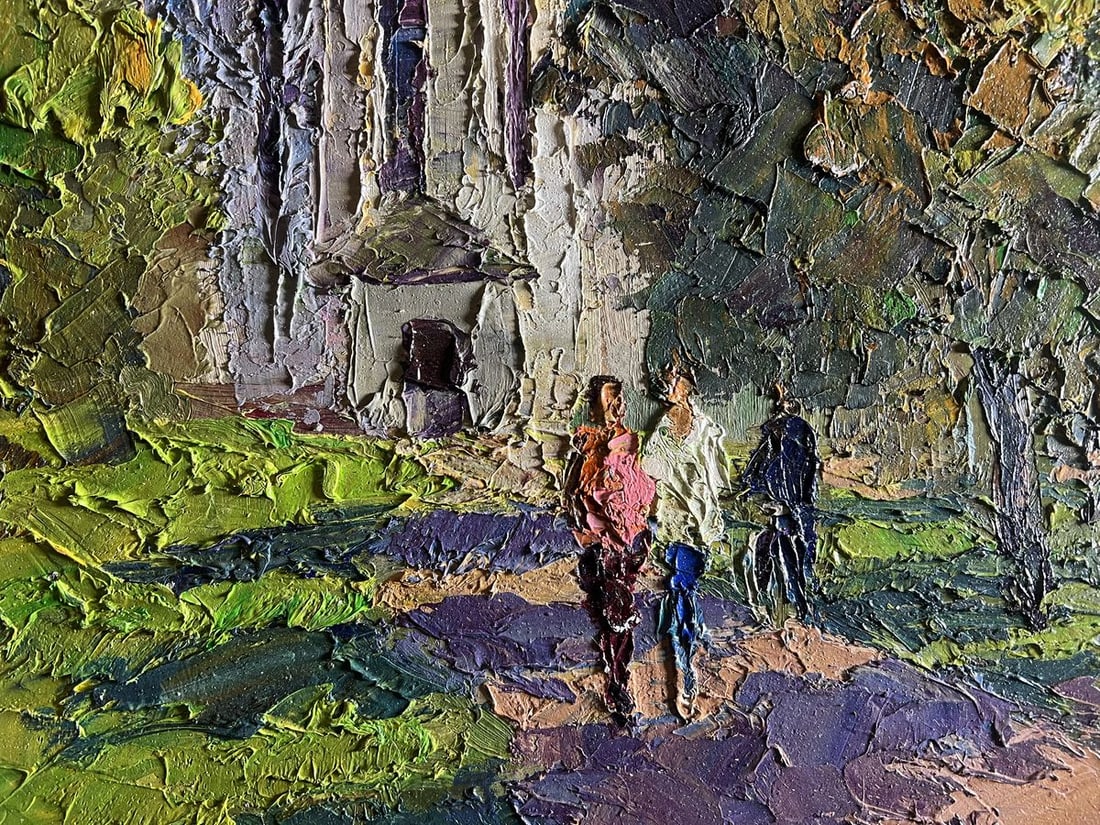Oil painting Morning near the temple Boris Serdyuk - 7