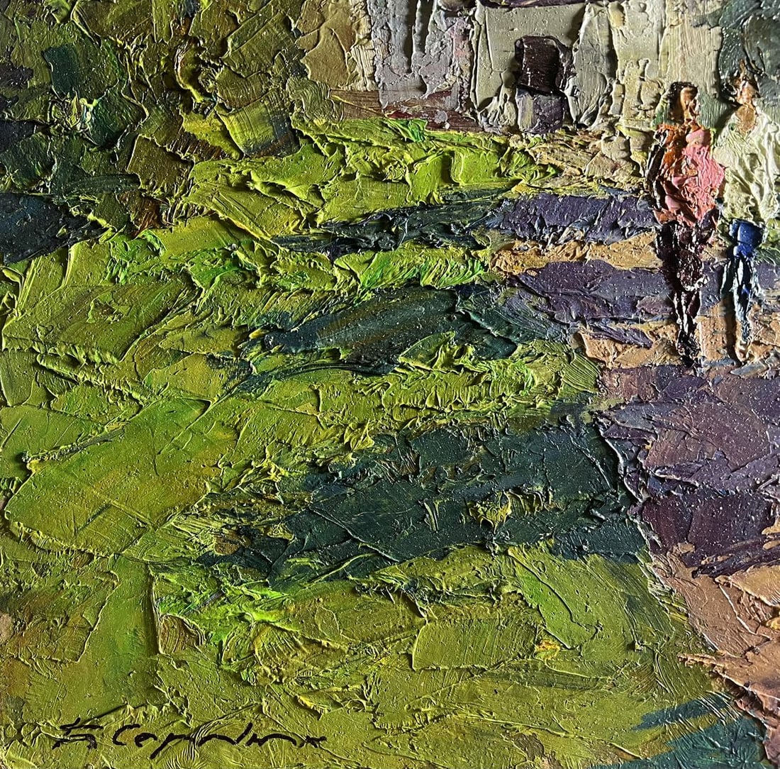 Oil painting Morning near the temple Boris Serdyuk - 9