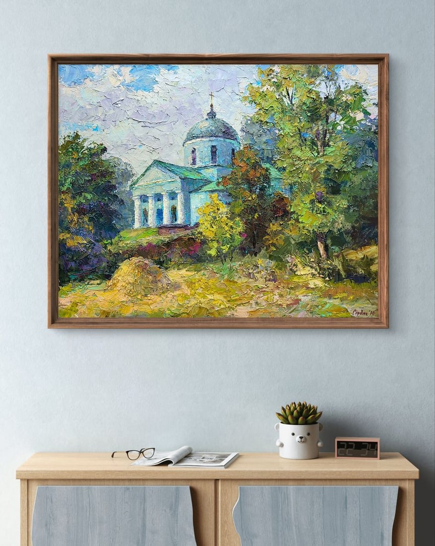Oil painting Ascension Cathedral Boris Serdyuk - 2