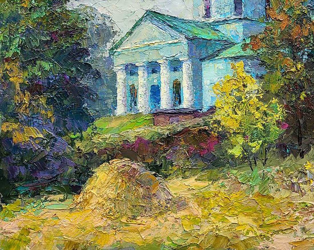 Oil painting Ascension Cathedral Boris Serdyuk - 7