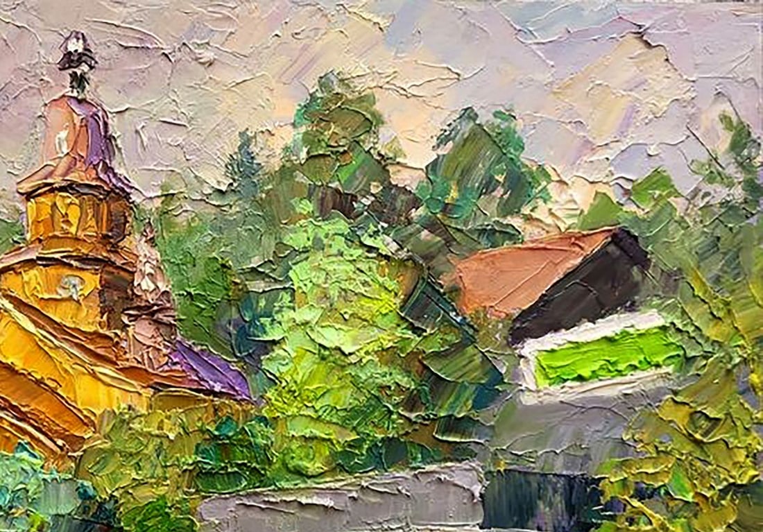 Oil painting Church of the Annunciation of the Holy Mother of God Serdyuk Boris Petrovich - 3
