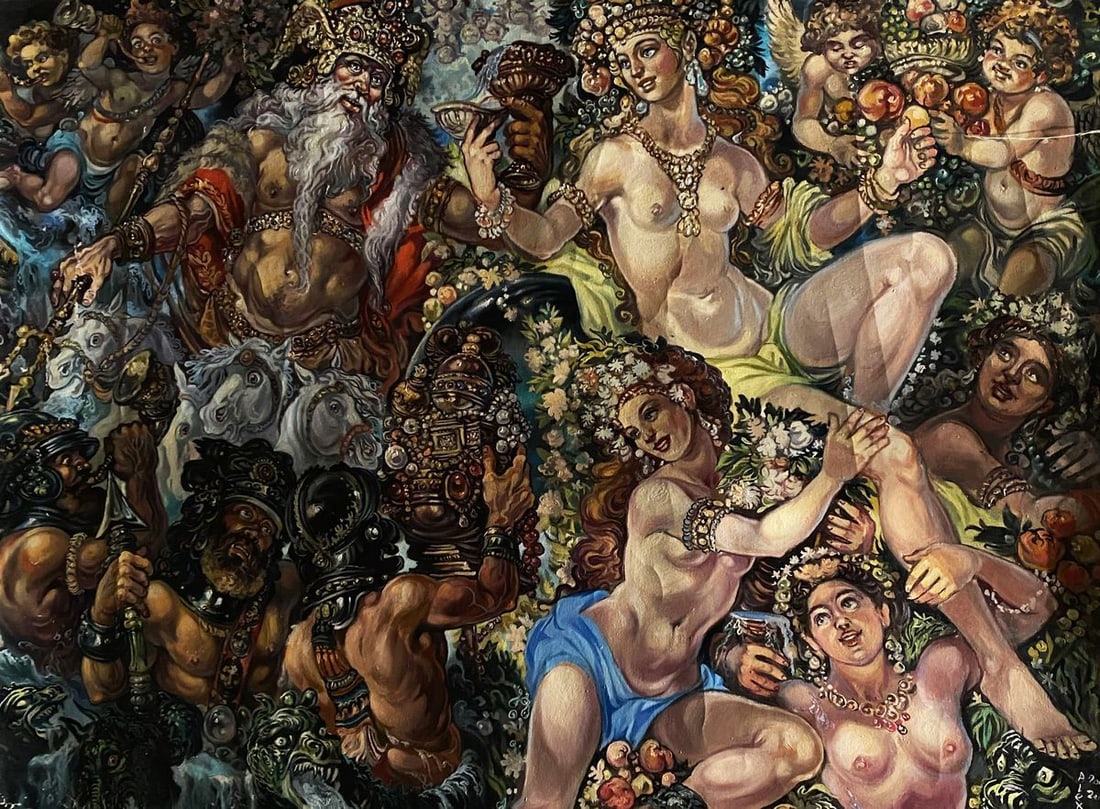 Oil painting Union of earth and water Alexander Arkadievich Litvinov: Title: Oil painting Union of earth and water Alexander Arkadievich Litvinov Description: NoLitv 167 *** ABOUT THIS PAINTING *** * TITLE: "Union of earth and water" * ARTISTS: Alexander Arkadievich Lit