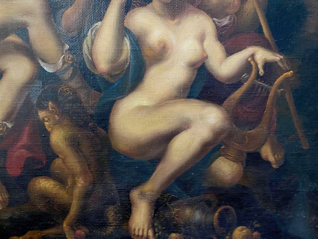 Oil painting Portrait of Diana and Actaeon Litvinov Oleg Arkad'yevich - 2