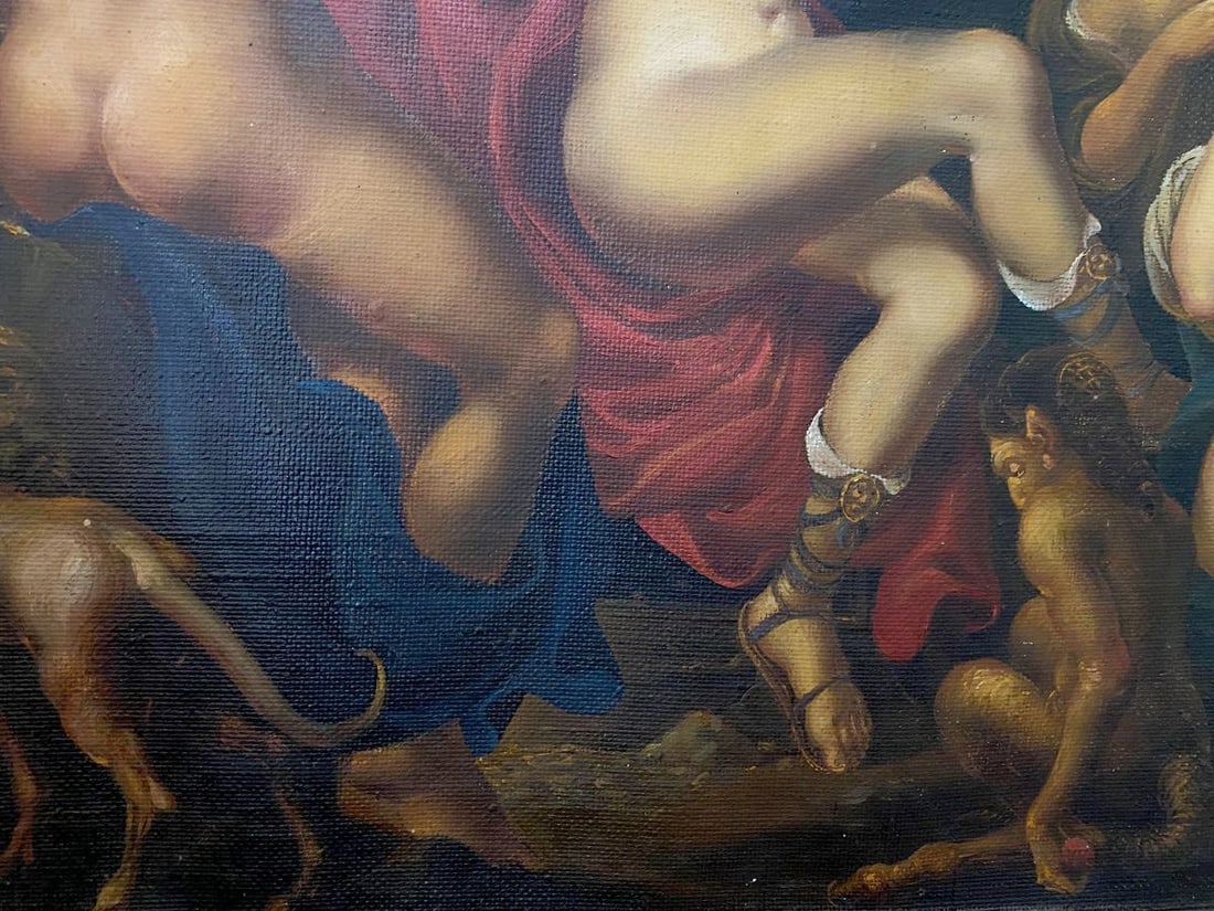 Oil painting Portrait of Diana and Actaeon Litvinov Oleg Arkad'yevich - 4