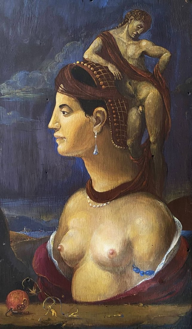 Oil painting Messalina Litvinov Oleg Arkad'yevich: Title: Oil painting Messalina Litvinov Oleg Arkad'yevich Description: NoLitv 325 *** ABOUT THIS PAINTING *** * TITLE: "Messalina" * ARTISTS: Litvinov Oleg Arkad'yevich * SIZE: 37.5x25.5