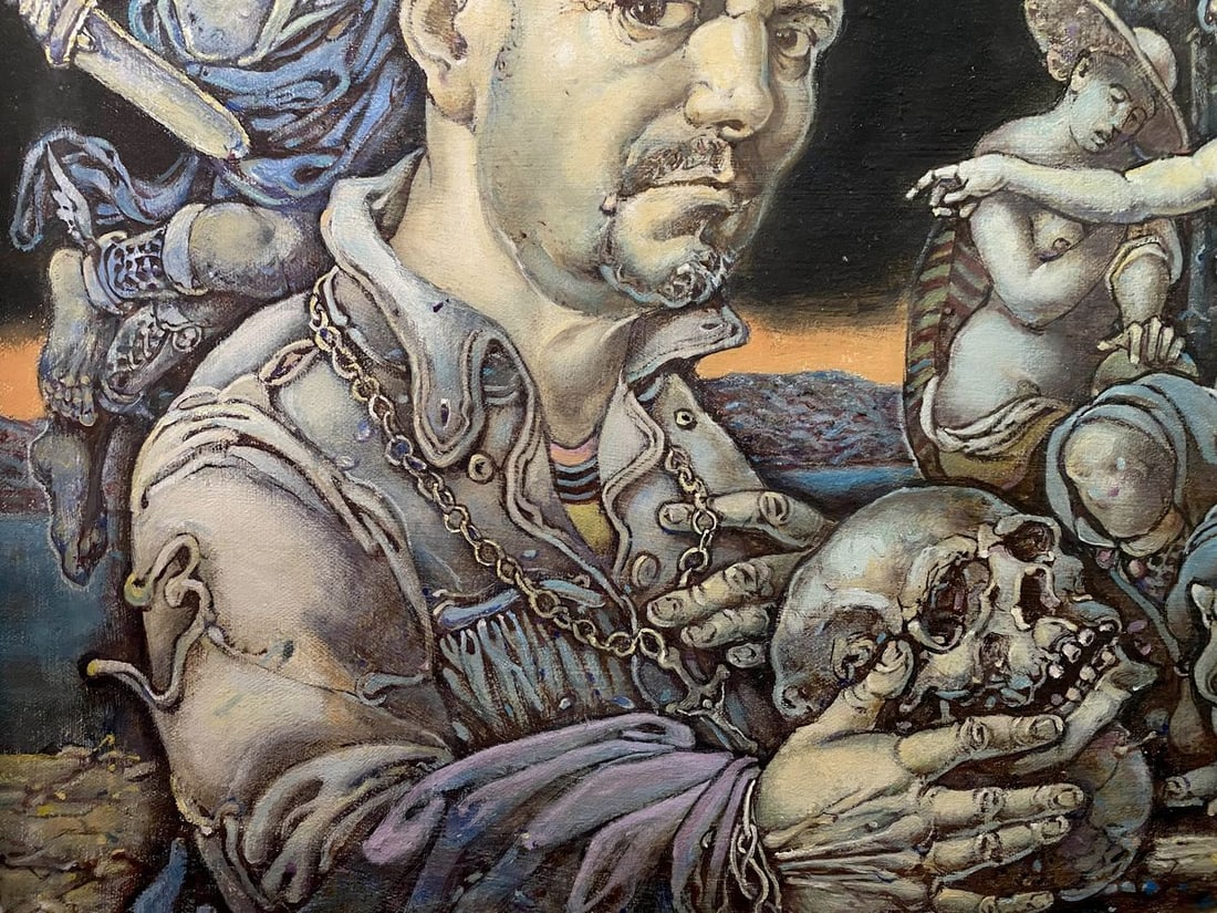 Oil painting Self-portrait Litvinov Oleg Arkad'yevich - 9