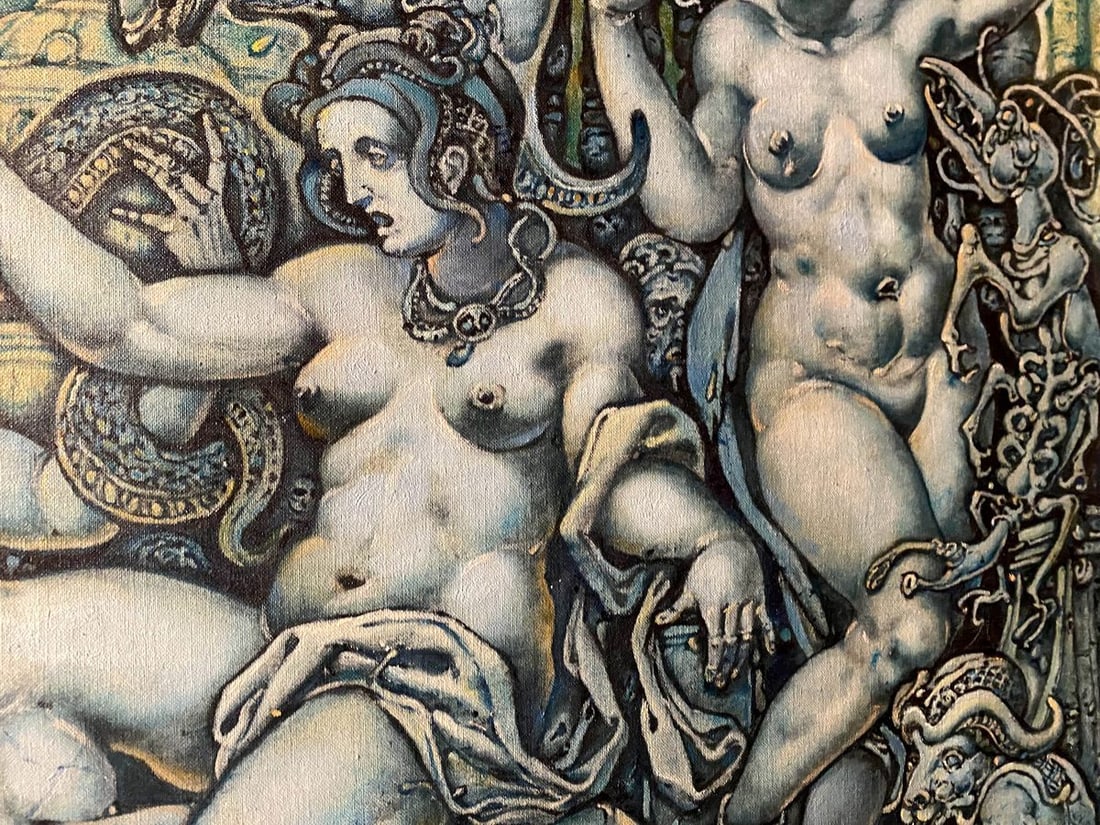 Oil painting Temptation of Saint Anthony Litvinov Oleg Arkad'yevich - 3