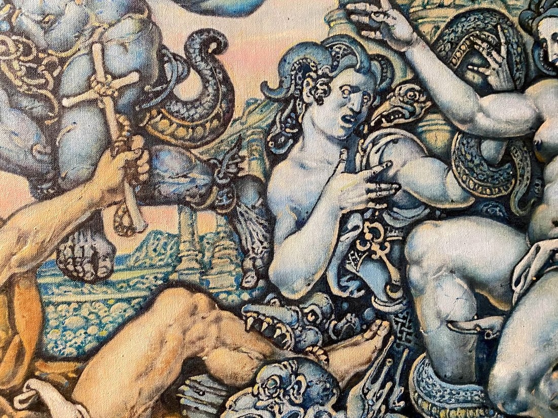 Oil painting Temptation of Saint Anthony Litvinov Oleg Arkad'yevich - 6