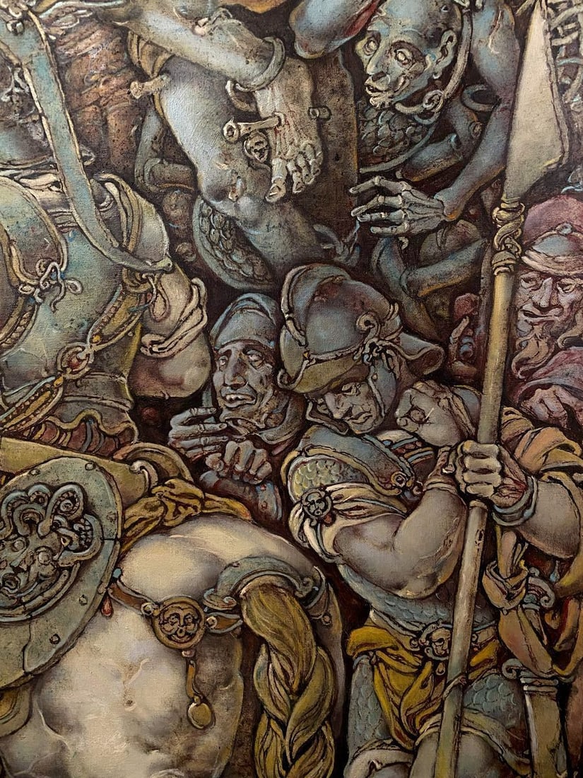 Oil painting Passion of Christ. Calvary Litvinov Oleg Arkad'yevich - 3