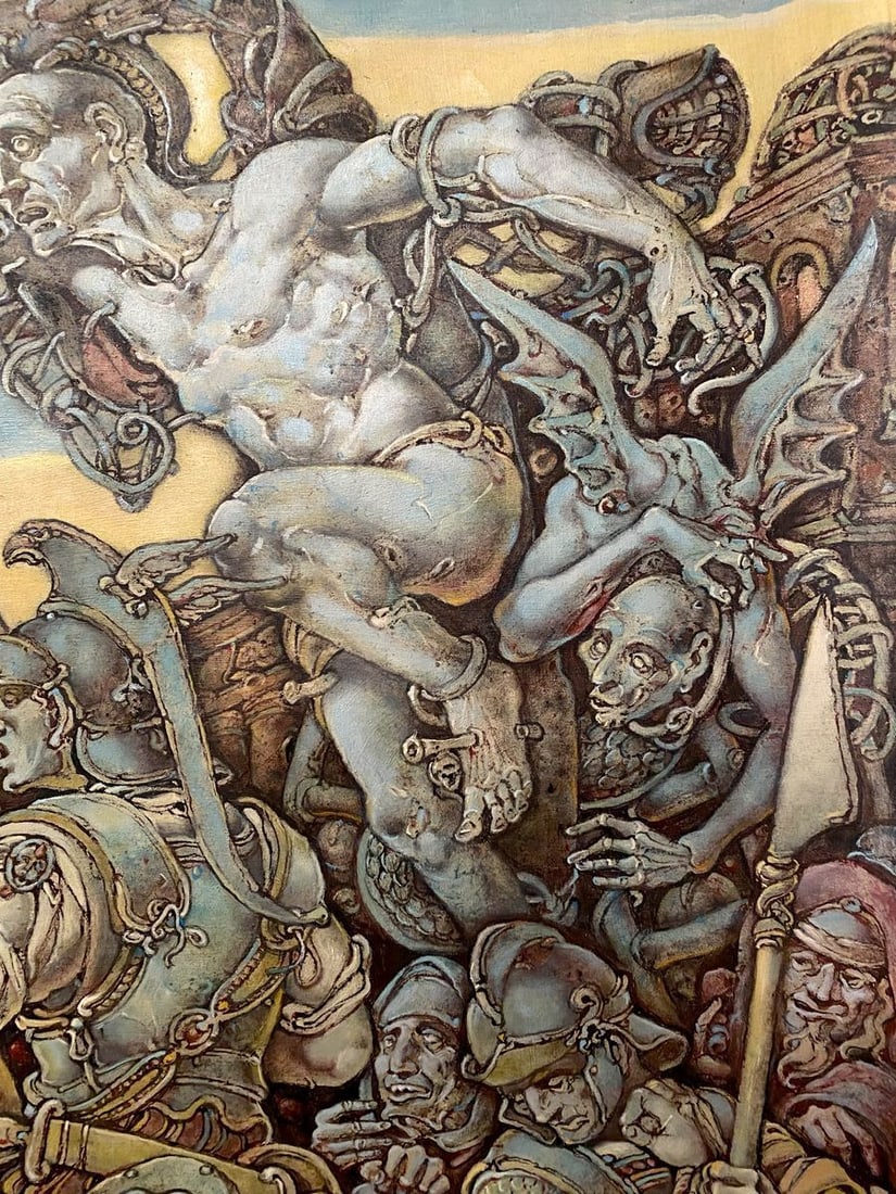 Oil painting Passion of Christ. Calvary Litvinov Oleg Arkad'yevich - 4