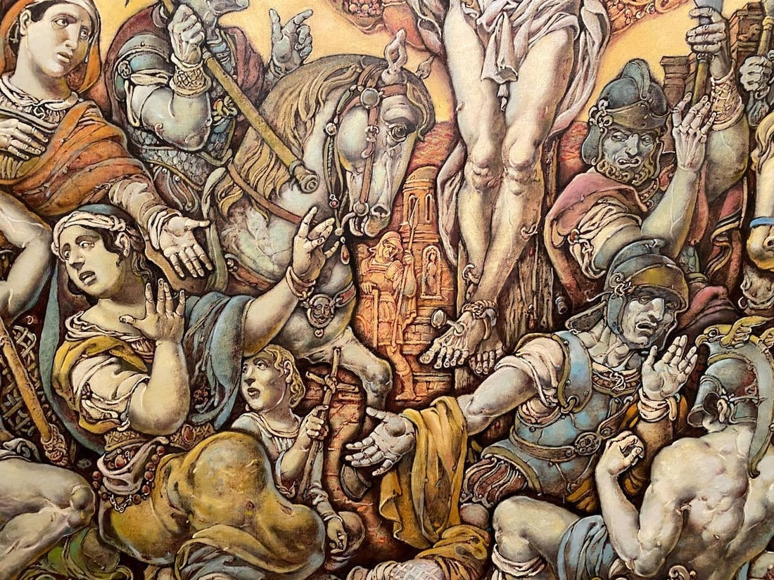 Oil painting Passion of Christ. Calvary Litvinov Oleg Arkad'yevich - 8