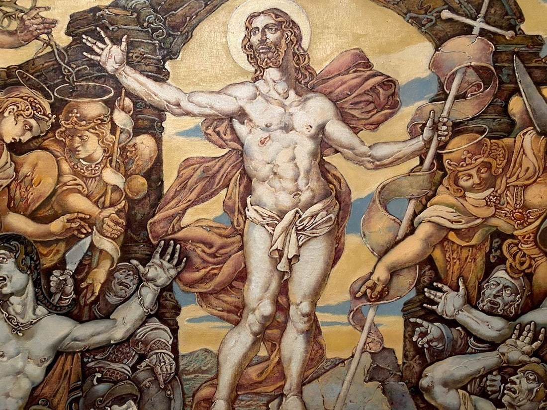 Oil painting Passion of Christ. Resurrection Litvinov Oleg Arkad'yevich - 4