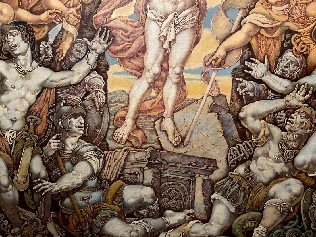 Oil painting Passion of Christ. Resurrection Litvinov Oleg Arkad'yevich - 5