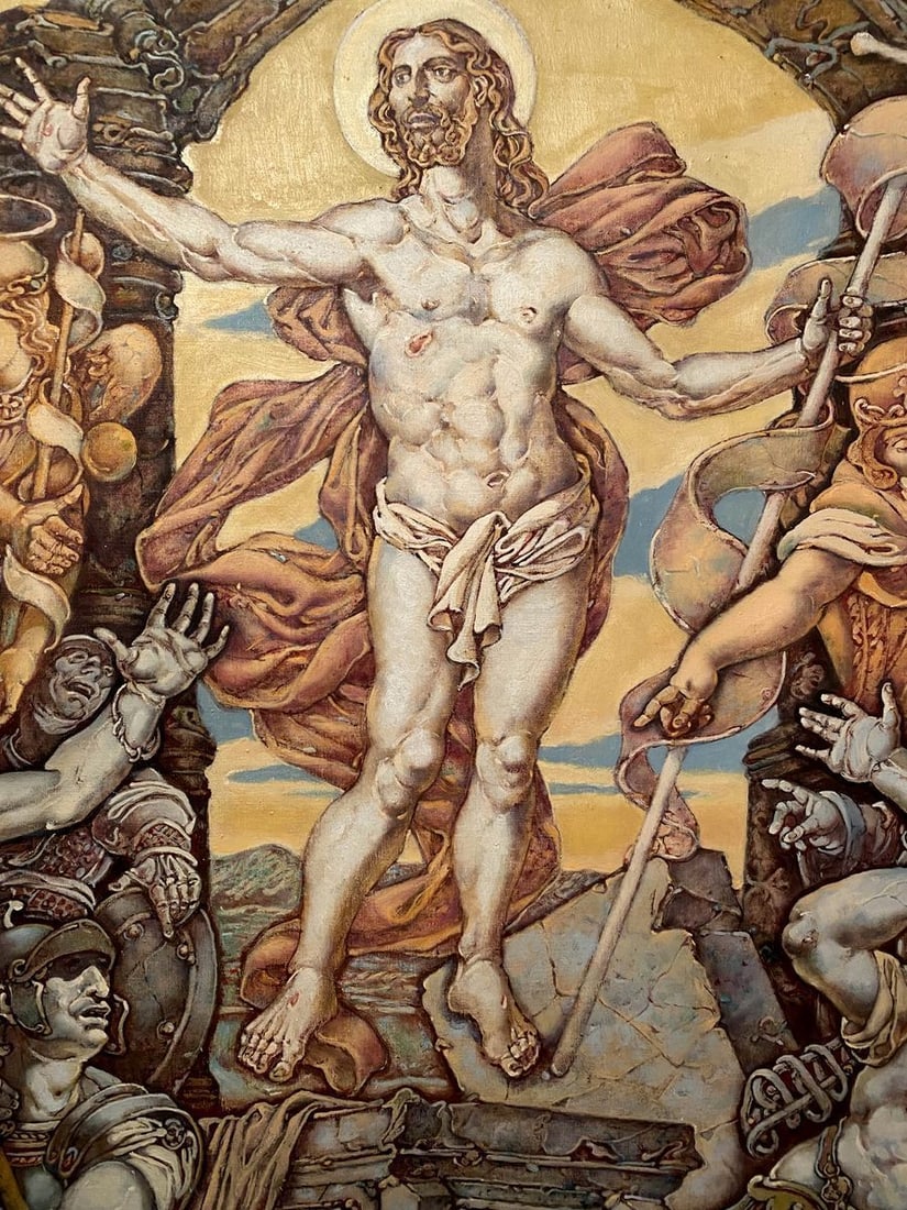 Oil painting Passion of Christ. Resurrection Litvinov Oleg Arkad'yevich - 8