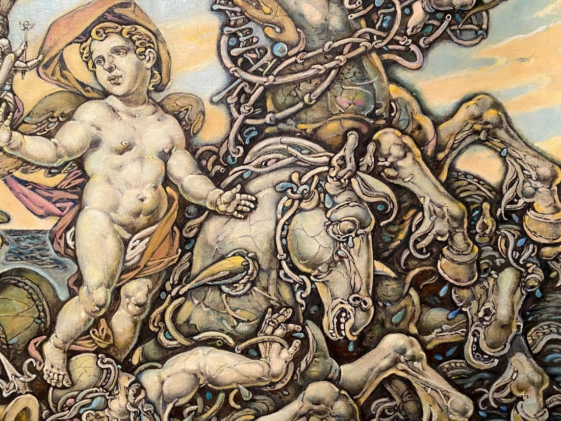 Oil painting Neptune and Amphitrite Litvinov Oleg Arkad'yevich - 3