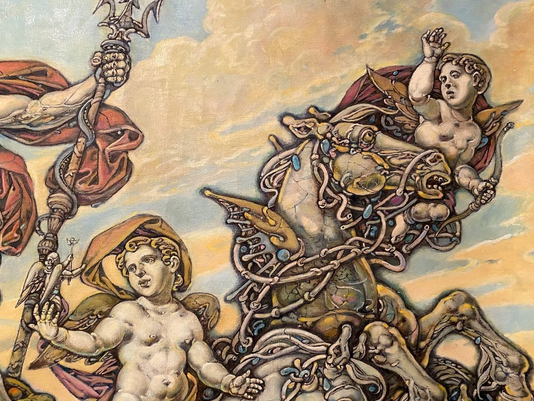 Oil painting Neptune and Amphitrite Litvinov Oleg Arkad'yevich - 4