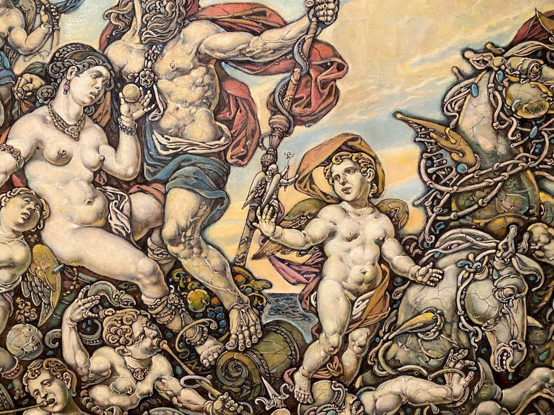 Oil painting Neptune and Amphitrite Litvinov Oleg Arkad'yevich - 5