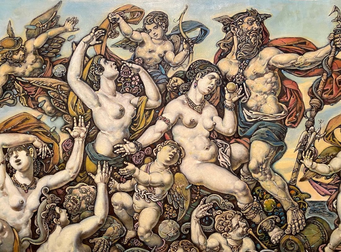 Oil painting Neptune and Amphitrite Litvinov Oleg Arkad'yevich - 7
