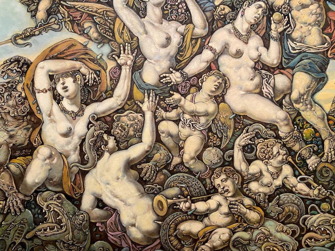 Oil painting Neptune and Amphitrite Litvinov Oleg Arkad'yevich - 8