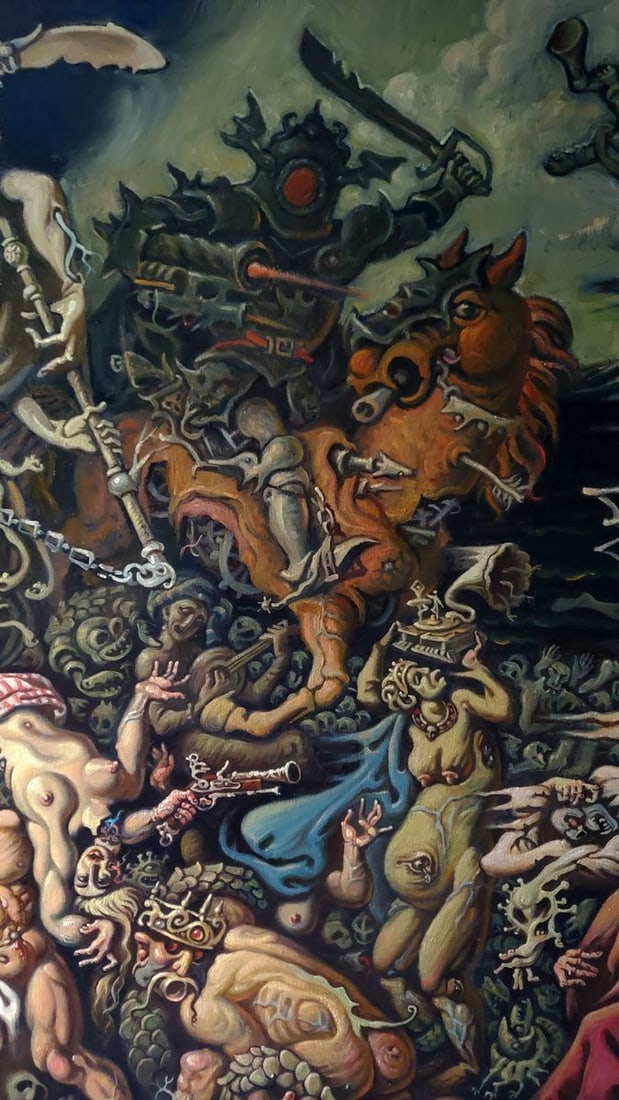 Oil painting Horsemen of the Apocalypse Litvinov Daniil Olegovich - 5