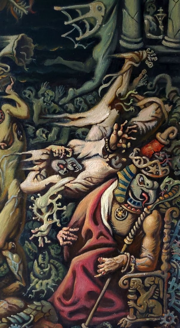Oil painting Horsemen of the Apocalypse Litvinov Daniil Olegovich - 6