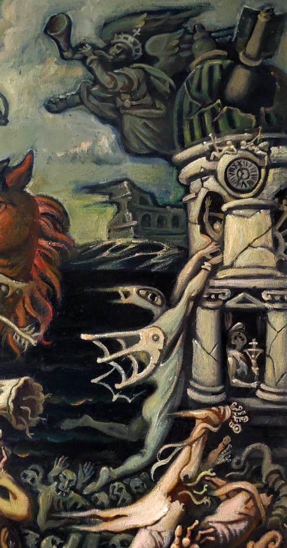 Oil painting Horsemen of the Apocalypse Litvinov Daniil Olegovich - 8