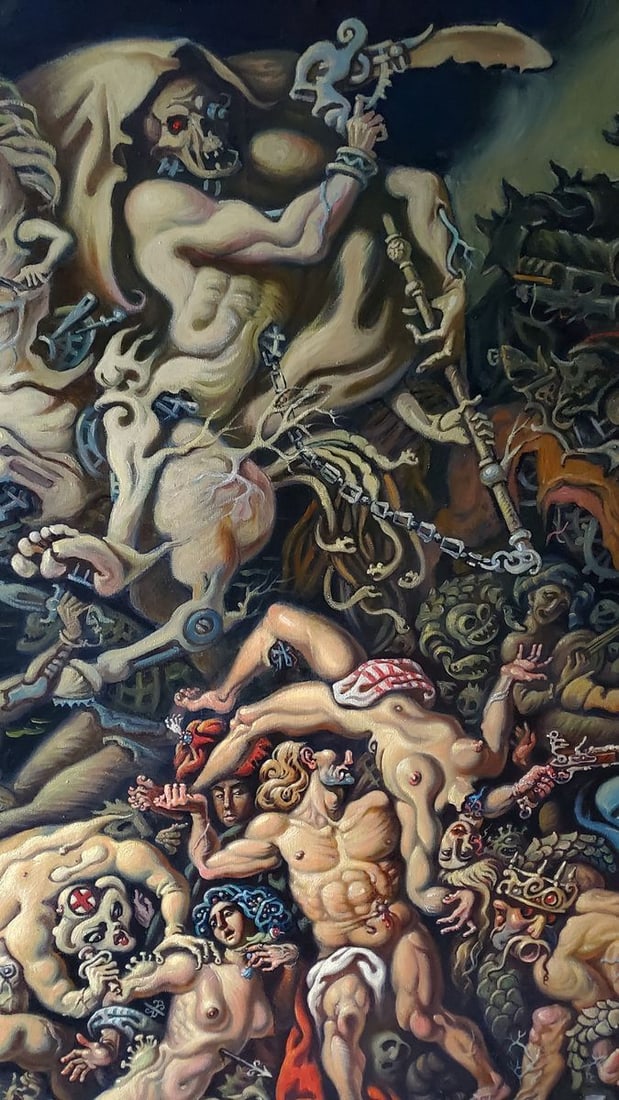 Oil painting Horsemen of the Apocalypse Litvinov Daniil Olegovich - 9