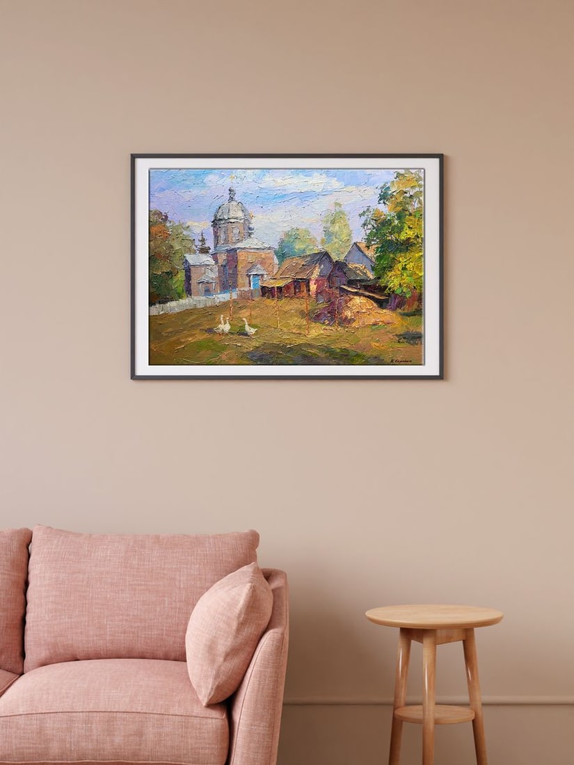 Oil painting Church yard Serdyuk Boris Petrovich - 3