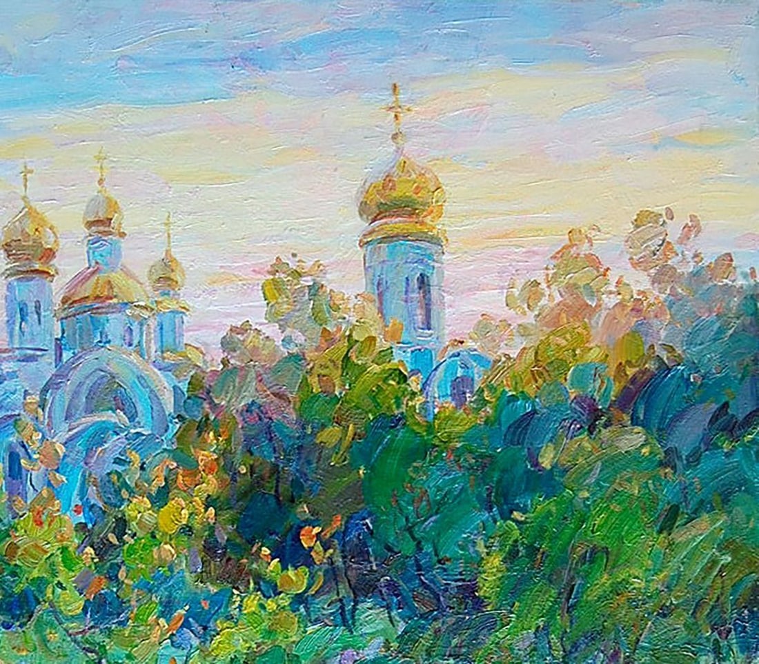 Oil painting Morning chime Kotmin Dmitry - 3