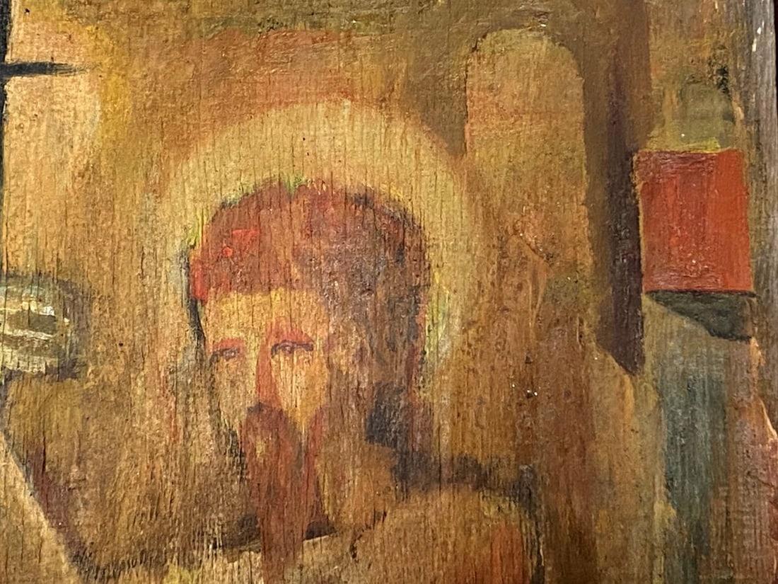 Oil painting Portrait of a priest Valentin Dmytrovych Khrushch - 3