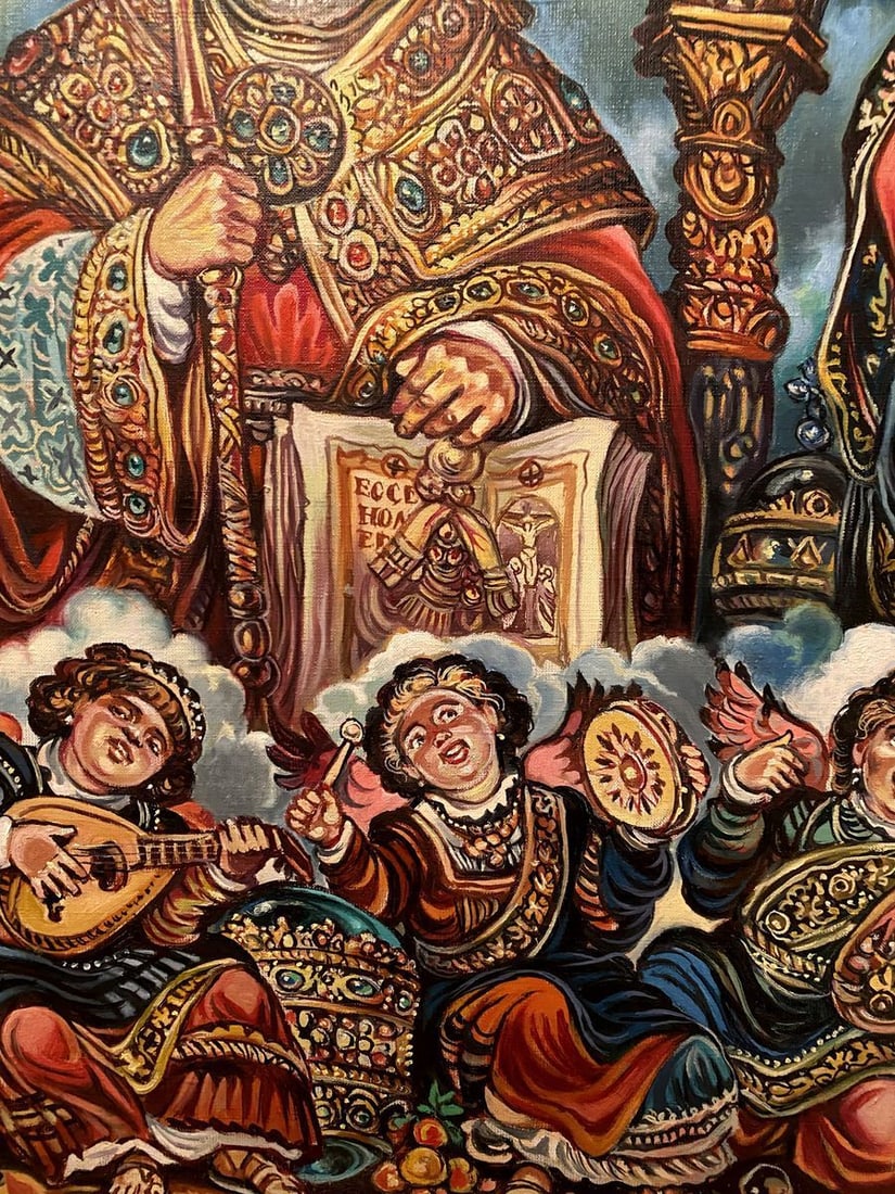 Oil painting St. Nicholas Alexander Arkadievich Litvinov - 5