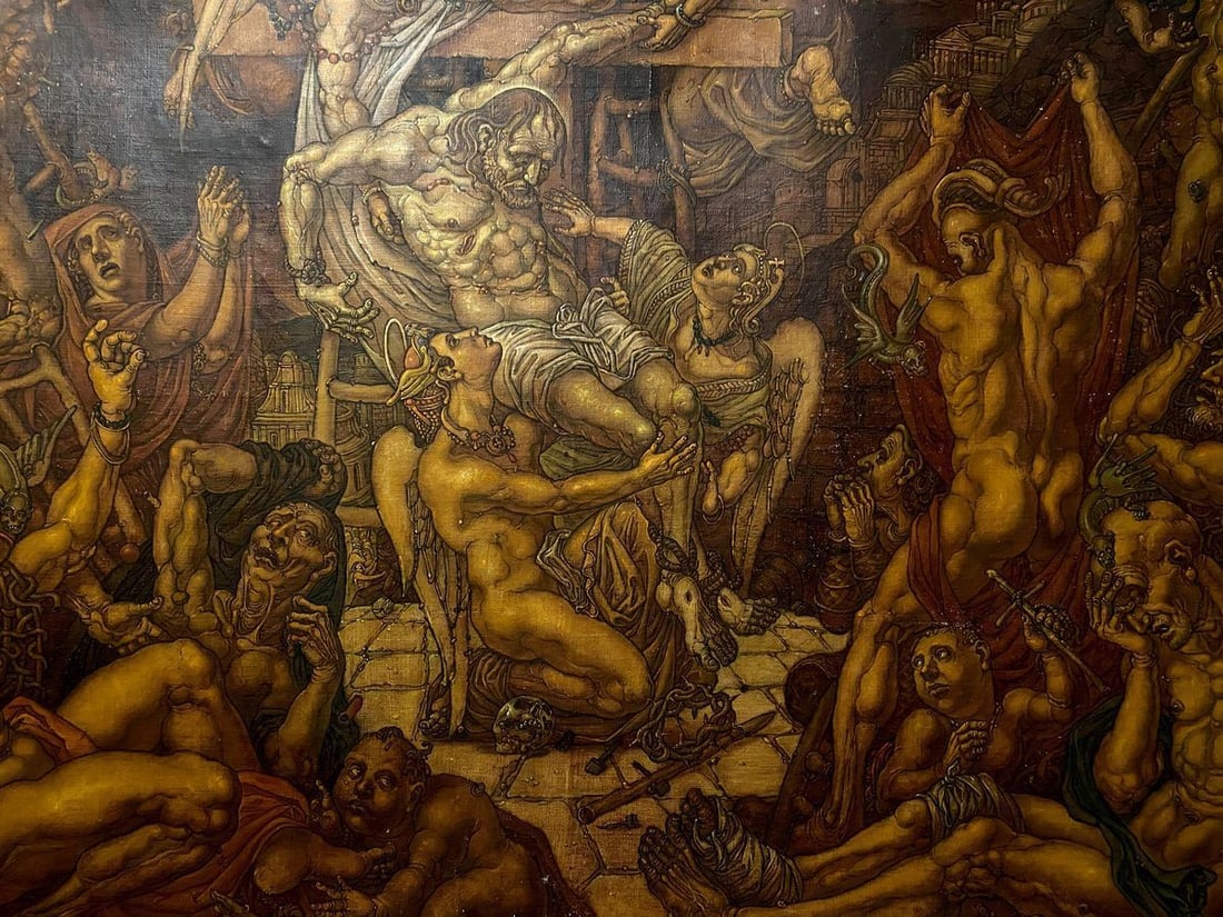 Oil painting Descent from the cross Litvinov Oleg Arkad'yevich - 5