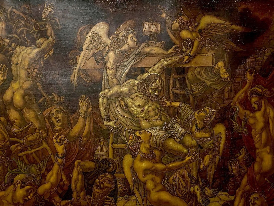 Oil painting Descent from the cross Litvinov Oleg Arkad'yevich - 6